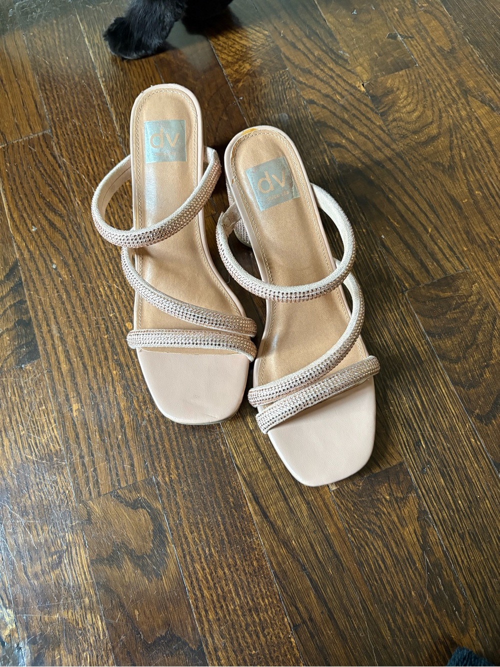 dv by Dolce Vita Nude Myla Slide Sandals